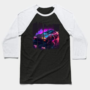 80s Vintage Car Baseball T-Shirt